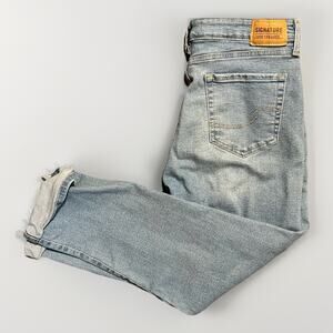 Levi’s Signature Women’s Boyfriend Jeans Size 12 Blue Denim Relaxed Fit